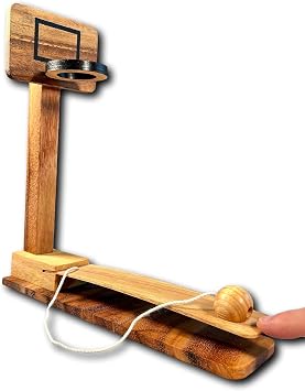 Basketball Toss Wooden Game - Family Game - Bar Game - Basketball Game