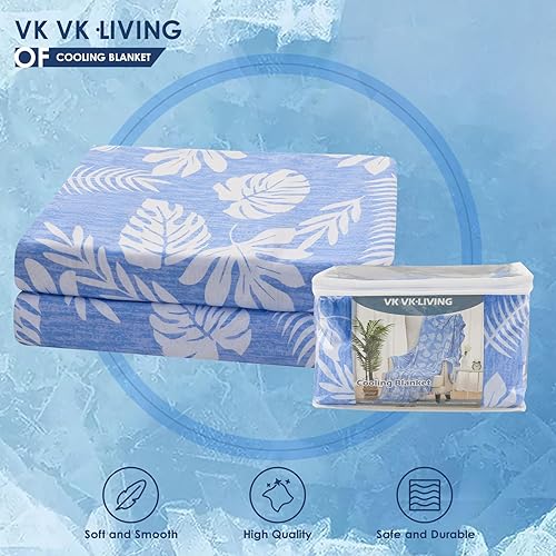 Miniatura 9 de VK VKLIVING Q-Max - Manta refrescante para durmientes acalorados, transpirables de verano Q-Max 0.5 Arc-Chill para sudores nocturnos, mantas
