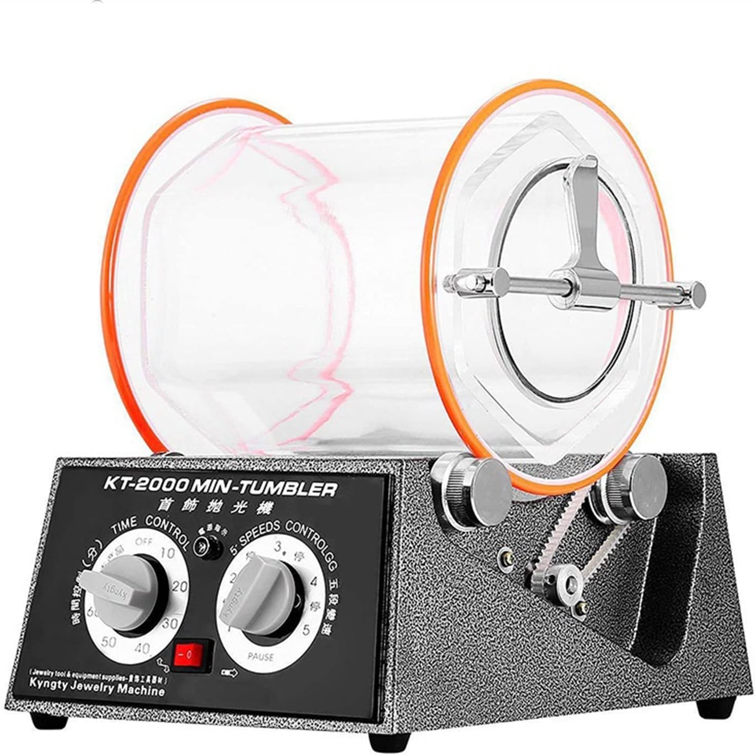 Drum Polishing Machine, Metal Silver Jewellery Cleaning