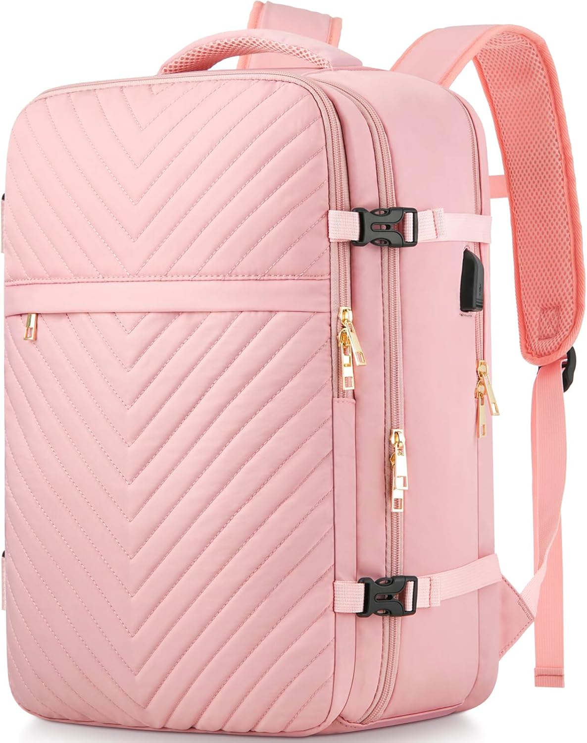 MOMUVO Carry On Backpack for Women,Flight Approved Extra Large Travel Laptop Backpack Water Resistant Luggage Travel Bag for Weekender Business