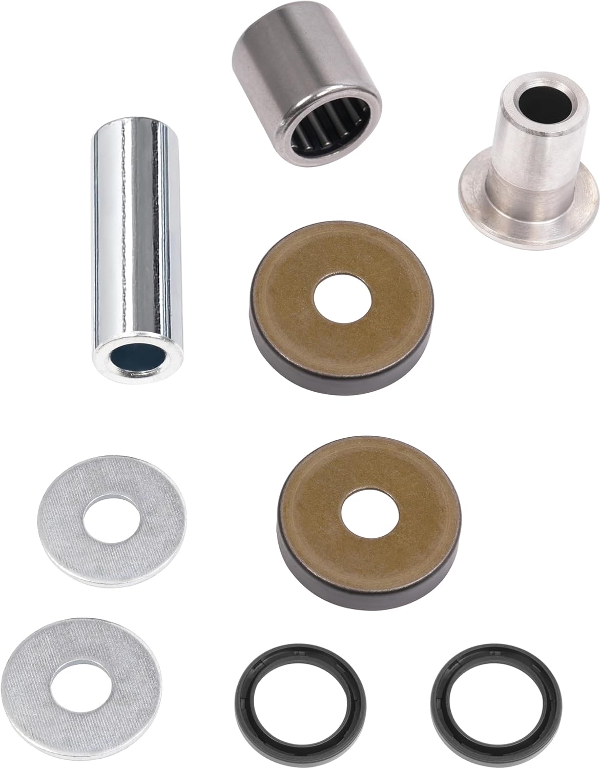 Kojem Front A Arm Bushing Seal Kit Compatible with 2003-2014 Suzuki Quadsport Z400 LTZ400/ Arctic Cat DVX 400/ Kawasaki KFX400 Upper&Lower Control Arm Kit