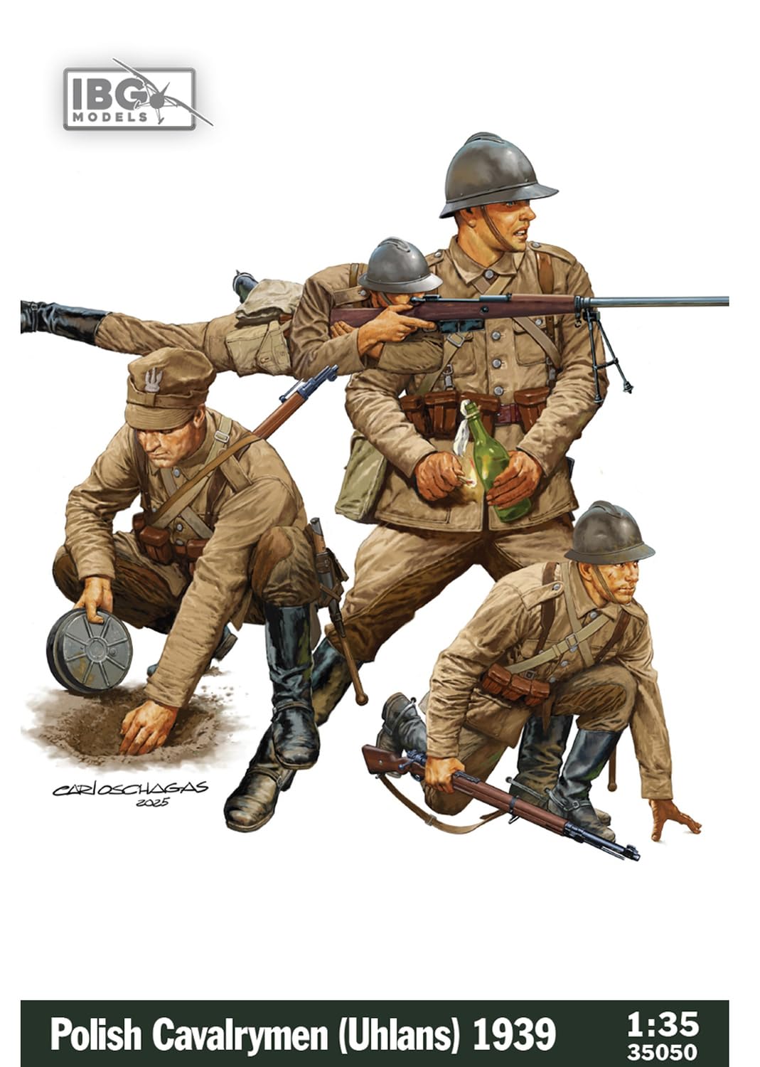 Amazon | IBG 1/35 ポーランド軍 歩行騎兵 ウラーン 1939年 4体セット