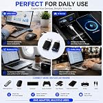 USB C à USB Adaptateur 4 Faites votre valise, USB à USB C Adaptateur, 5Gbps OTG Convertisseur de transfert de données, Adaptateur de type C en aluminium pour ordinateur portable, tablette, téléphone, lecteur flash & chargeur