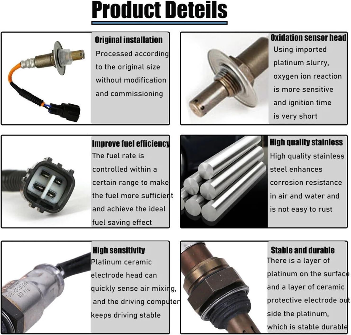 22690-AA990 Rear Lambda Oxygen O2 Sensor.Compatible for Subaru XV Impreza 1.6 Forester 2.0L EXIGA.Compatible for Legacy 2.5L 2011-2017 Outback 22690AA990, meidomg1001