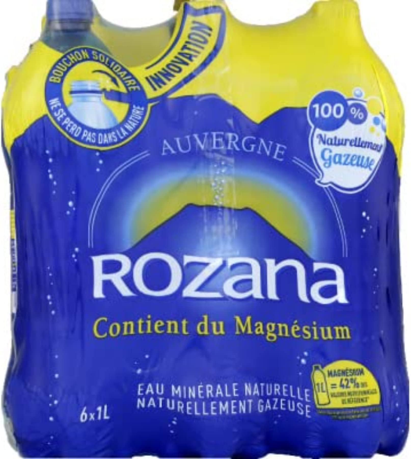 Eau Minérale Naturelle gazeuse 1 L