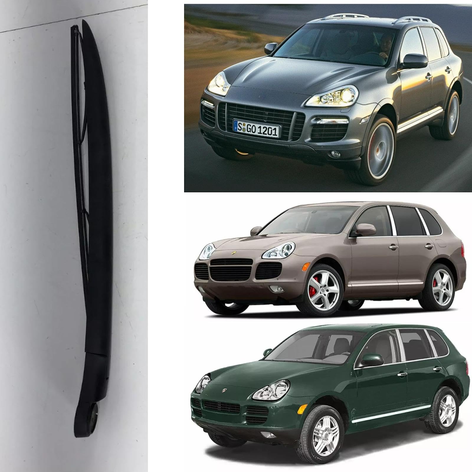 Jeu De Bras D'essuie-glace Arrière Pour Porsche Cayenne S Pre-GTS 2002-2010 - Neuf