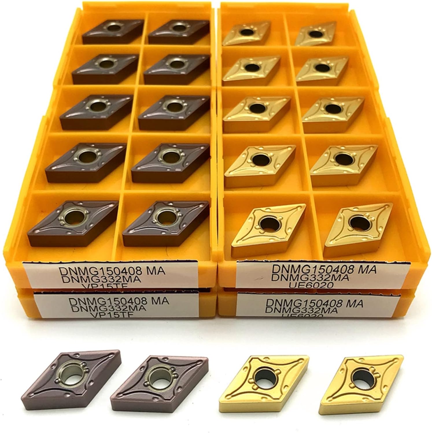Carbide Insert Internal Turning Tool Cutting Tool CNC Lathe Tool Turning Insert DOLUNTO(DCMT070204 VP15TF)