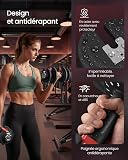 SONGMICS Set of 2 Adjustable Dumbbells, 12-in-1 Weights 1.5-18 kg Each, Quick Dial, Space-Saving, Non-Slip Handle, Storage Tray, Home Gym Strength Training, Black and Red SYL536R101 - 7