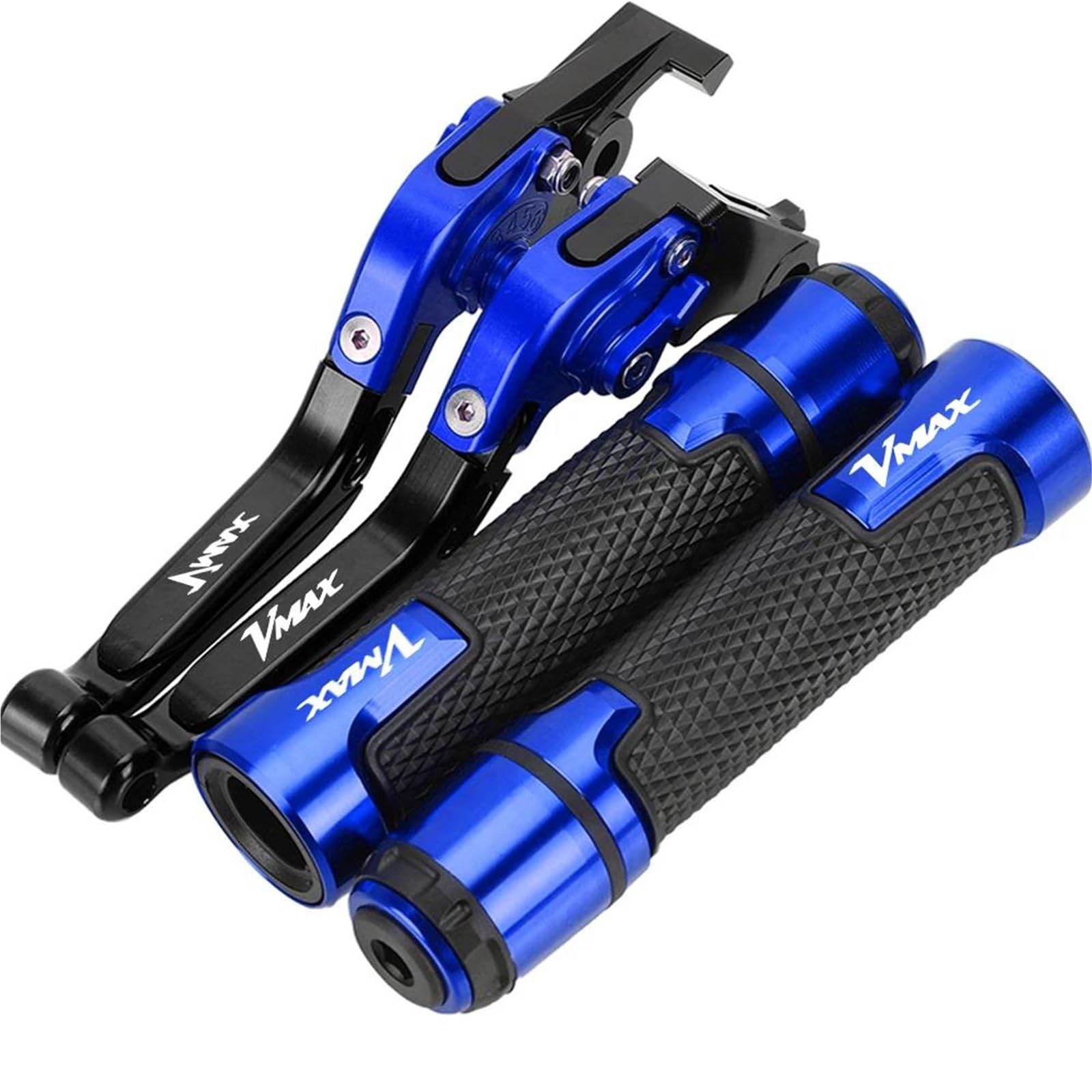 Jhybdp Color 18 Handlebar Levers Motorcycle Brake Clutch Lever Handlebar Grips For Vmax1700 V-Max1700 Vmax V-Max 1700 2009-2020 Handle Bar Extension Kit Motorbike Brake Grips Clutch Lever