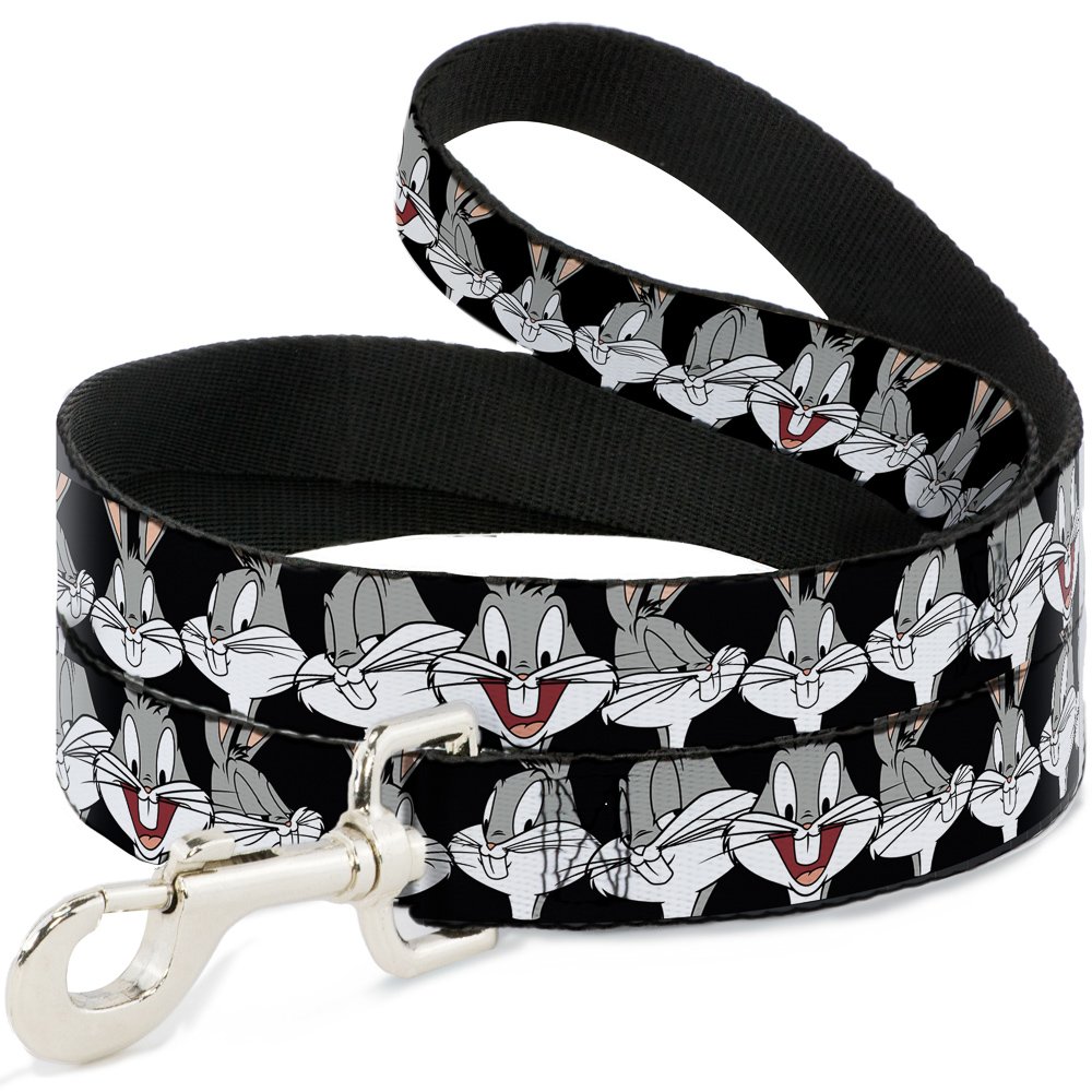 Laisse pour chien Bugs Bunny Looney Tunes Buckle Down - Large 3.8 cm x 1.2 m