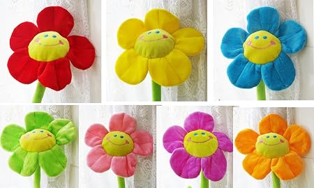 Amazon 造花 ひまわり花 ぬいぐるみ パーティー お祝い 結婚式 二次会 イベント カーテン 装飾 ７色 セット 造花 通販