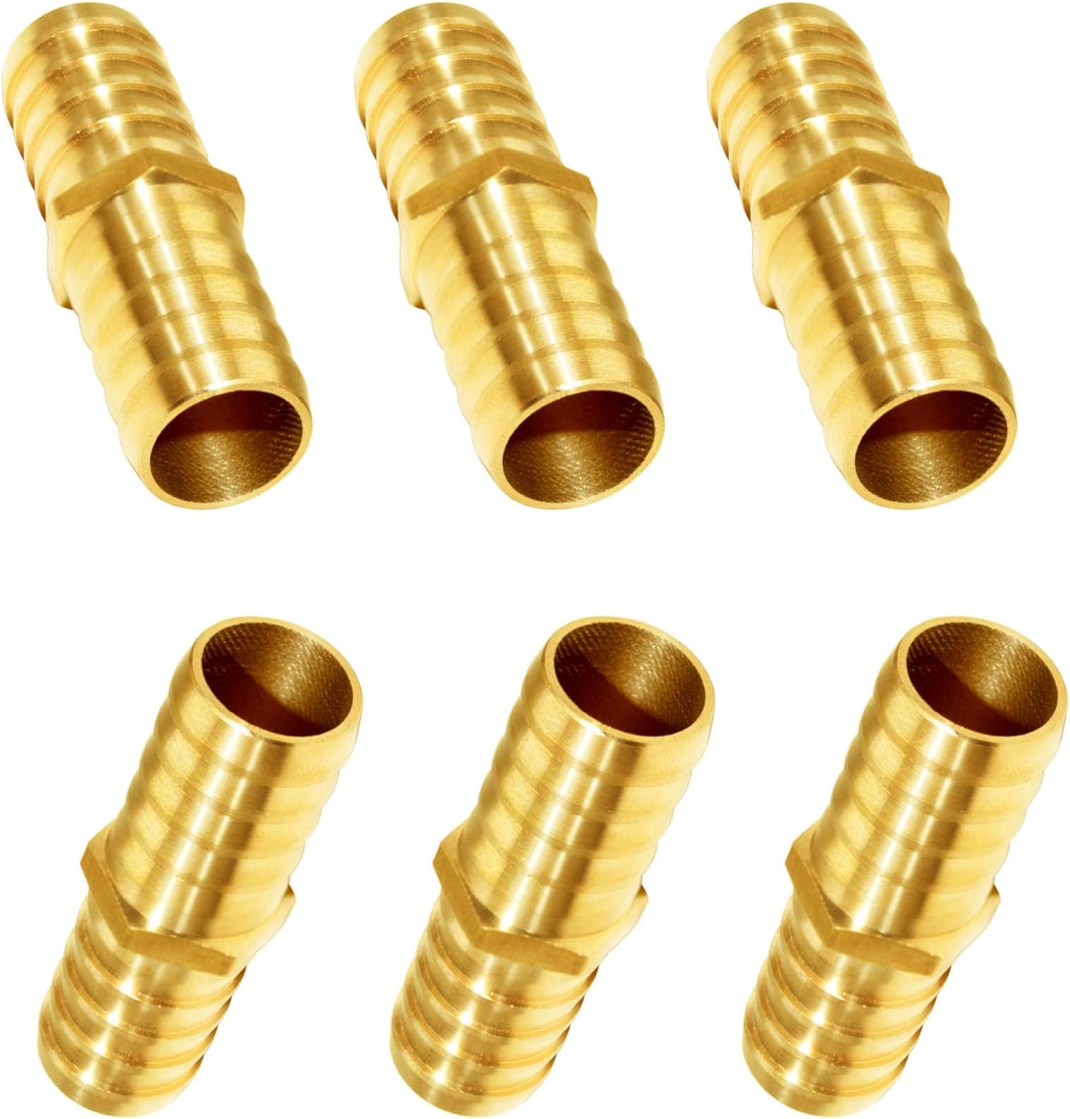 BRASS HOSE TAIL Barb Fitting Splicer Joiner Union Reducing Equal All 471054 - Foto 3