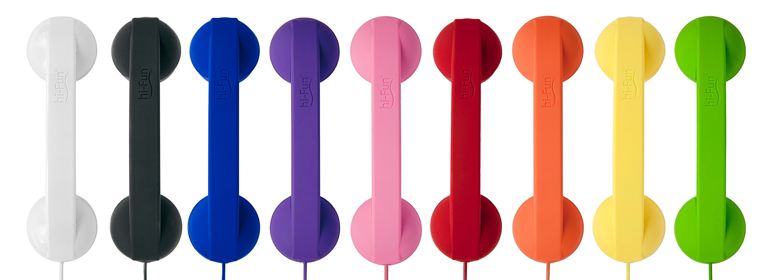 Cornetta Hi-Fun Hi-Ring Con Jack 3.5mm – Nera, Con Pulsanti Per Rispondere E Regolare Il Volume