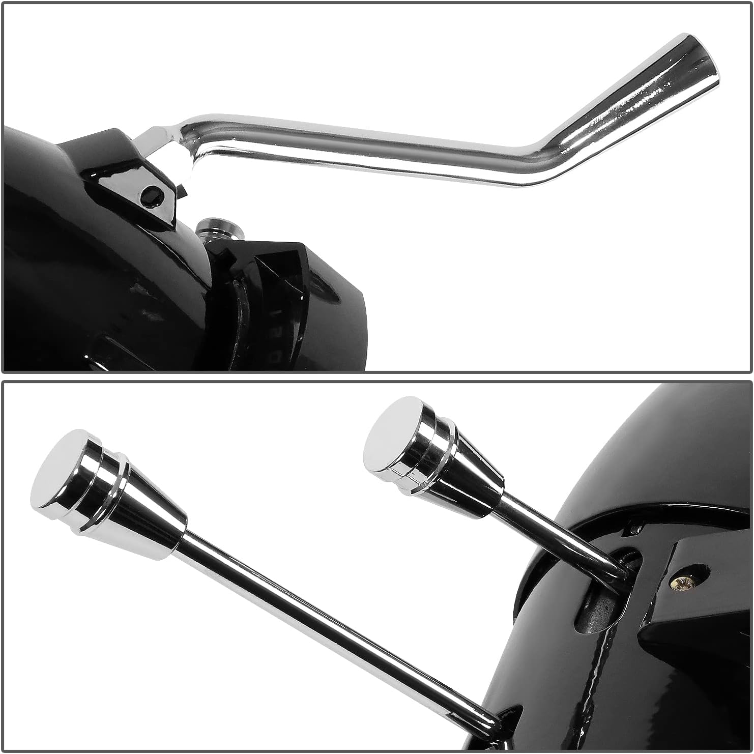 DNA Motoring SC-AT32-BK 32 Inches Hot Rod Tilt Auto Automatic Style Steering Column Shifter Compatible with Chevy GM 55-59, Powdercoated Black