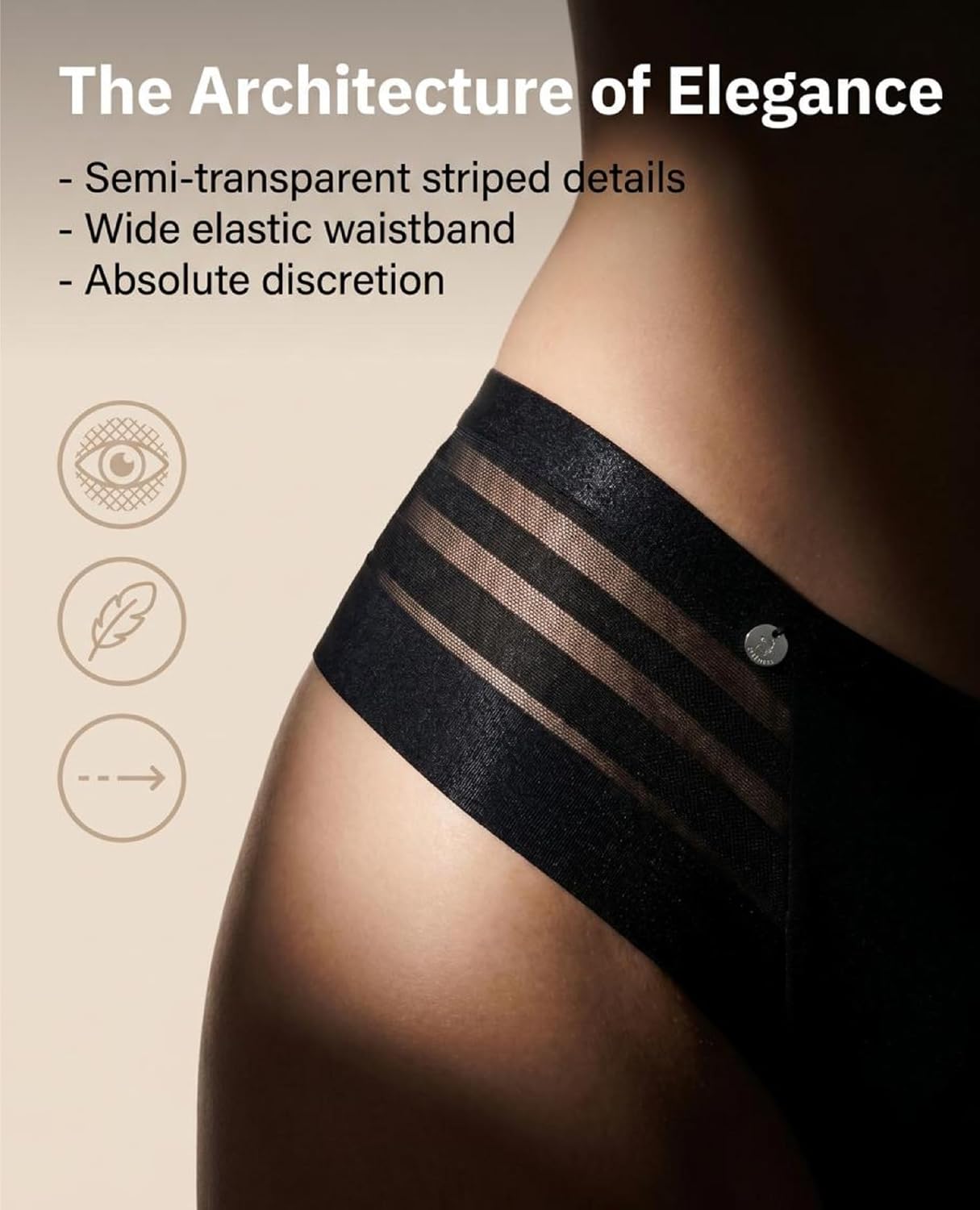 Lisca Brazilian Panties Alegra, 022139 | Brazilian Briefs with Semi-Transparent Details, Elastic Waistband, Seamless Finish