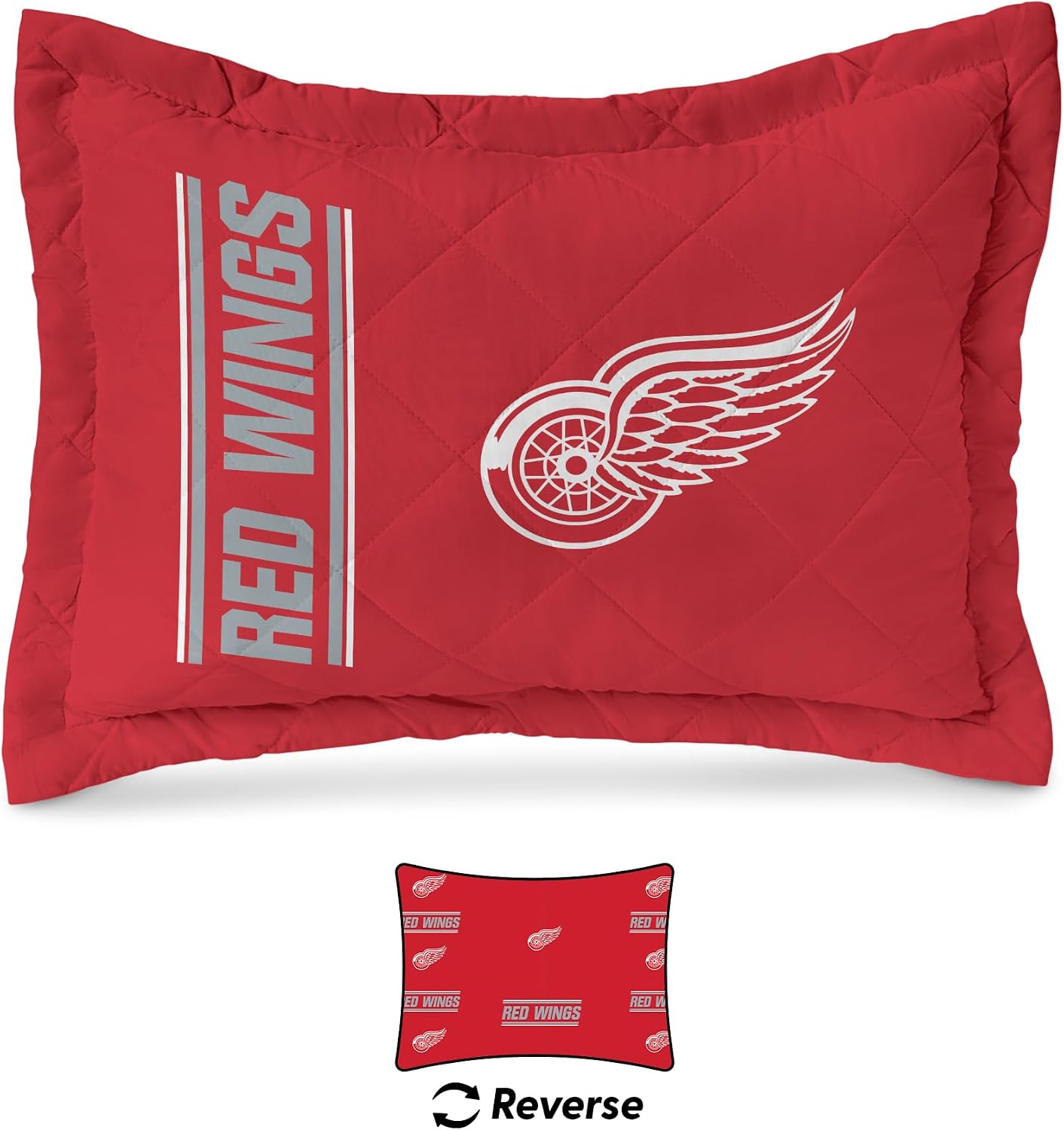 Northwest NHL Quilted Throw Blanket with Sham, Soft Cozy Bedding, All Seasons, 60 x 80 inches