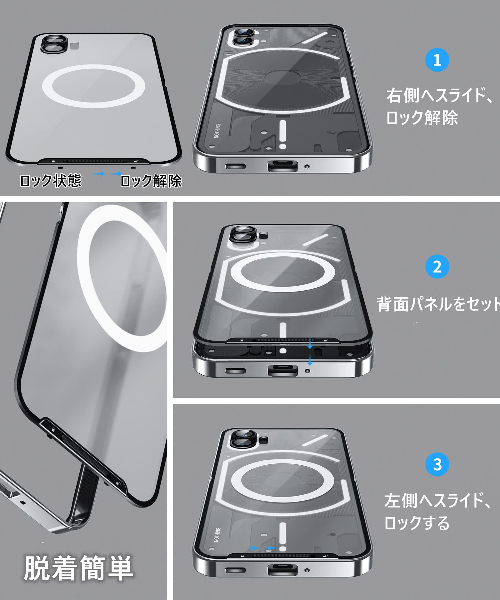 Nothing Phone (2) 12GB+256GB ケースフィルム付き Amazon.com: Nothing Phone (2) - 256 GB + 12 GB Ram, Glyph