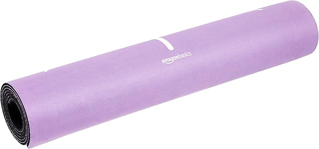 Amazon Basics Rubber & Suede Yoga Mat