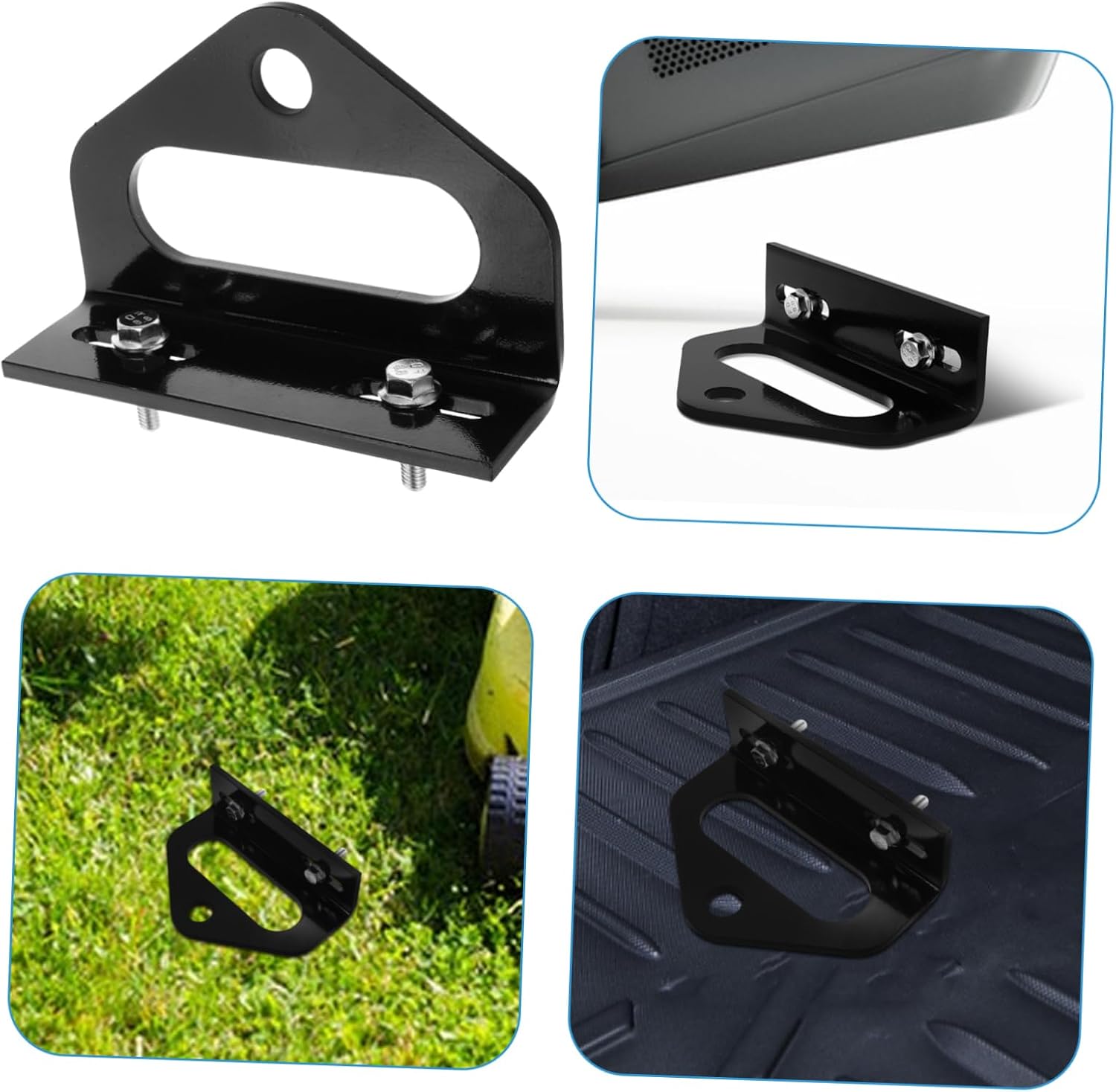 GLEAVI Heavy Duty Zero Turn Mower Trailer Hitch Kit Attachment Plate for Lawn Tractors Construction Enhanced Versatility for Mowing Needs