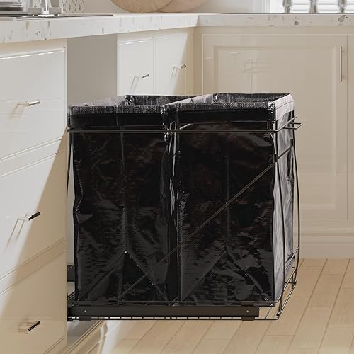 Basurero de baño sin contacto de 2.2 galones, con sensor de movimiento automático inteligente, cubo de basura pequeño con tapa para sala de estar,