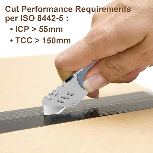 Miniatura 7 de SK5 - Paquete de 60 cuchillas de repuesto de acero resistente con estuche de plástico, cuchillas de afeitar de tamaño estándar para la mayoría de