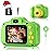 GKTZ Toys for Girls Age 3-8, Kids Camera Digital Video Toddler Camera Children Camcorder Birthday Gifts for 3 4 5 6 7 8 Year Old Girls with 32GB SD Card (Green)
