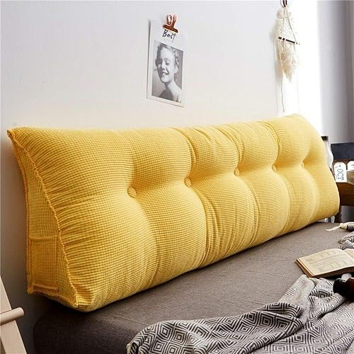 Miniatura 6 de MaiYu-MY Cojín triangular de cuña para apoyar la posición, almohada de lectura para sofá cama, oficina, almohadilla lumbar con funda extraíble