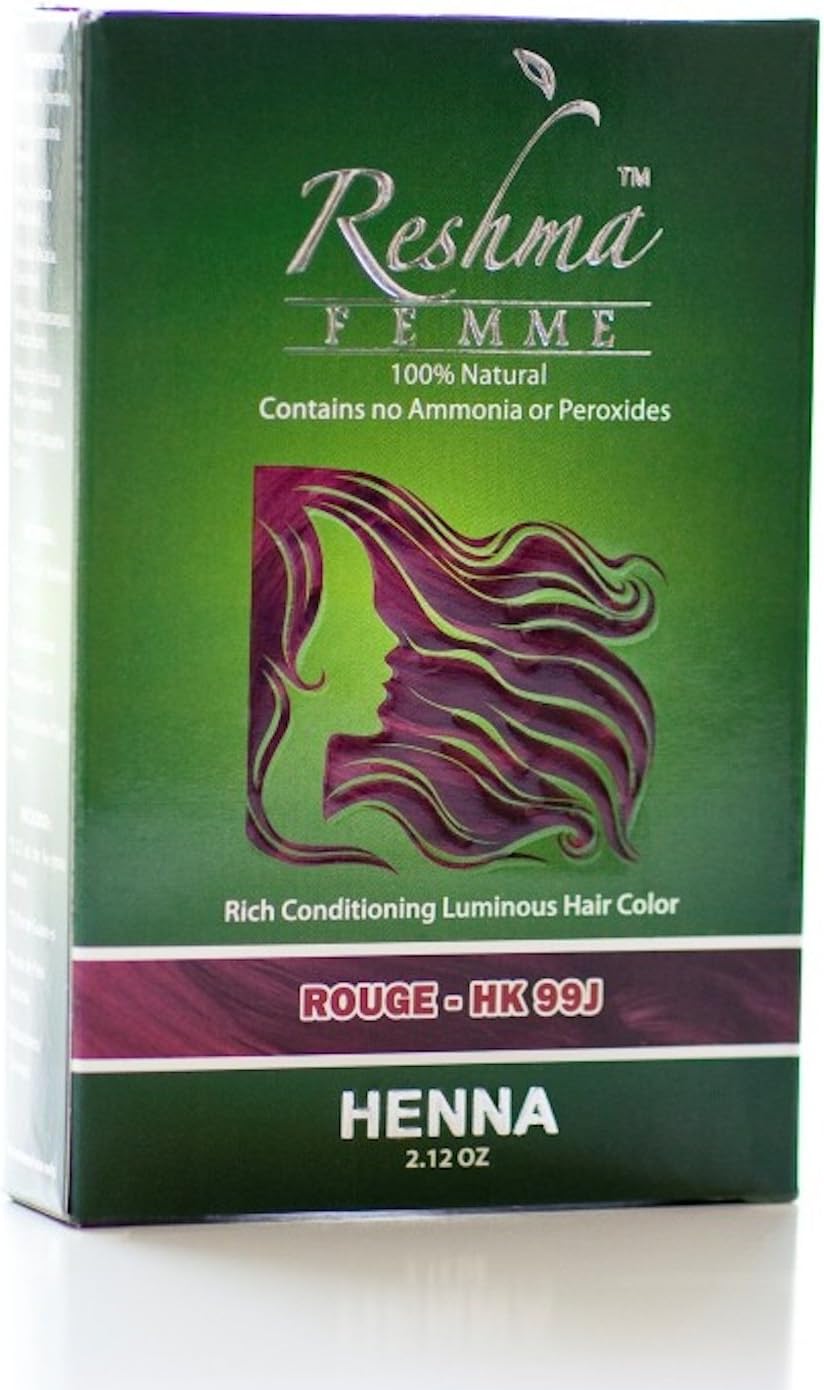 Reshma Femme Henna Rouge Conditioning Hair Color 2.12oz, 2.12 Oz