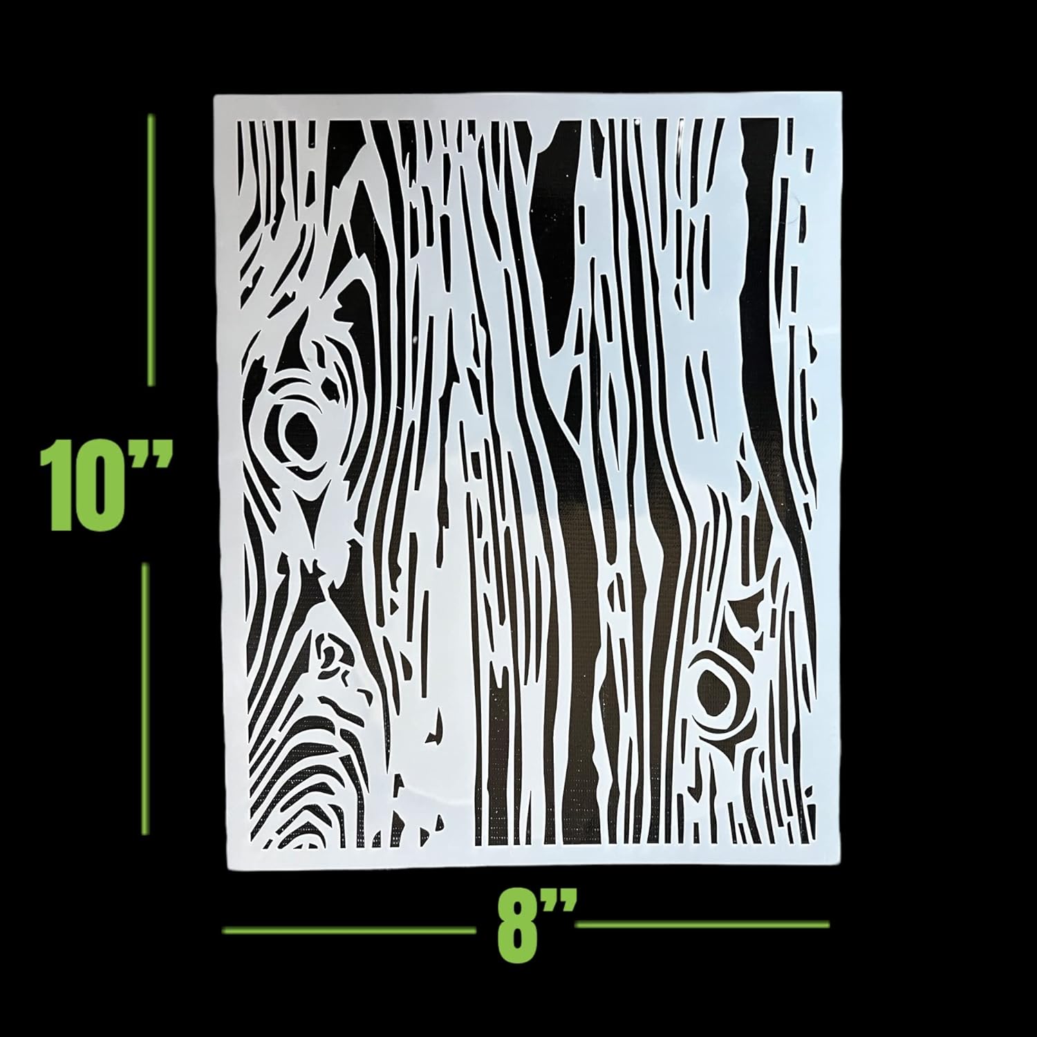 Buy LiME LiNE Airbrush Stencil Set, Wood Grain, Grunge, Animal Print