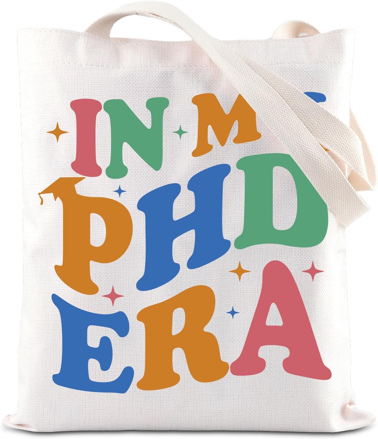 PHD Gift In My PHD Era Tote Bag Doctor Of Philosophy Reusable Handle Bag Reusable Handle Bag