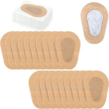 Sibba 20-Pack Disposable Medical Eye Patches for Adults - Breathable Non-Woven Adhesive Light Blocking Sleep Patches, 3.5x2.5" Eyepatch for Amblyopia, Lazy Eyes & Post-Surgery Care