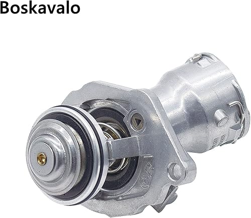 Miniatura 6 de Boskavalo para Mercedes Benz OE 2722000415 2722000115 Conjunto de Carcasa de Termostato de Refrigerante de Motor de Auto ML350 C300 C350 E350 R350