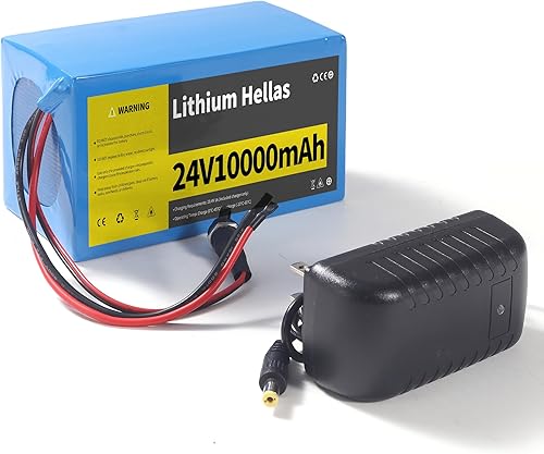 Miniatura 9 de Batería de litio de 24V 5Ah con cargador de 29.4V 1A, batería recargable de 24 voltios para proyectos de bricolaje
