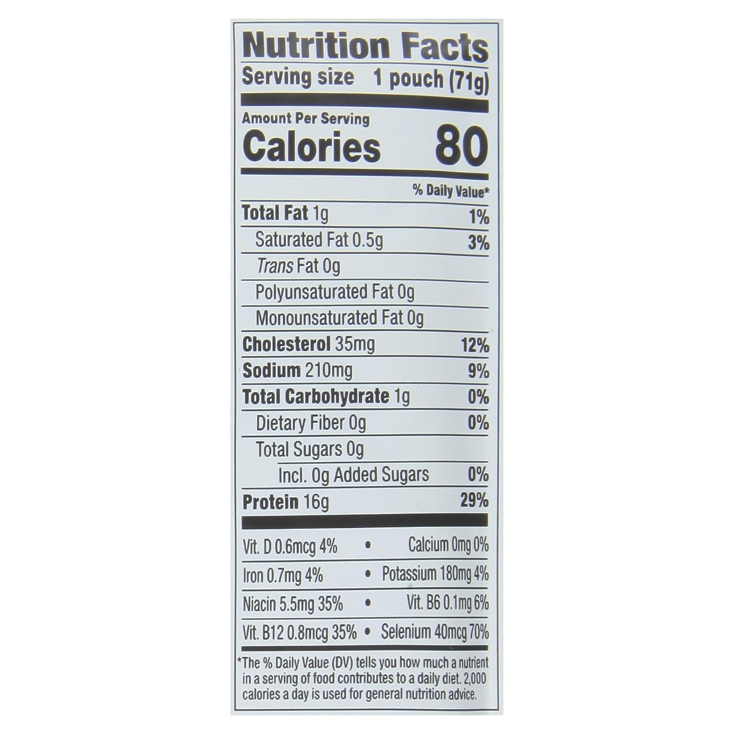 BUMBLE BEE Premium Light Tuna Pouch in Water, Ready to Eat Tuna Fish, High Protein, Keto Food and Snacks, Gluten Free, 2.5oz Pouch (Pack of 1)