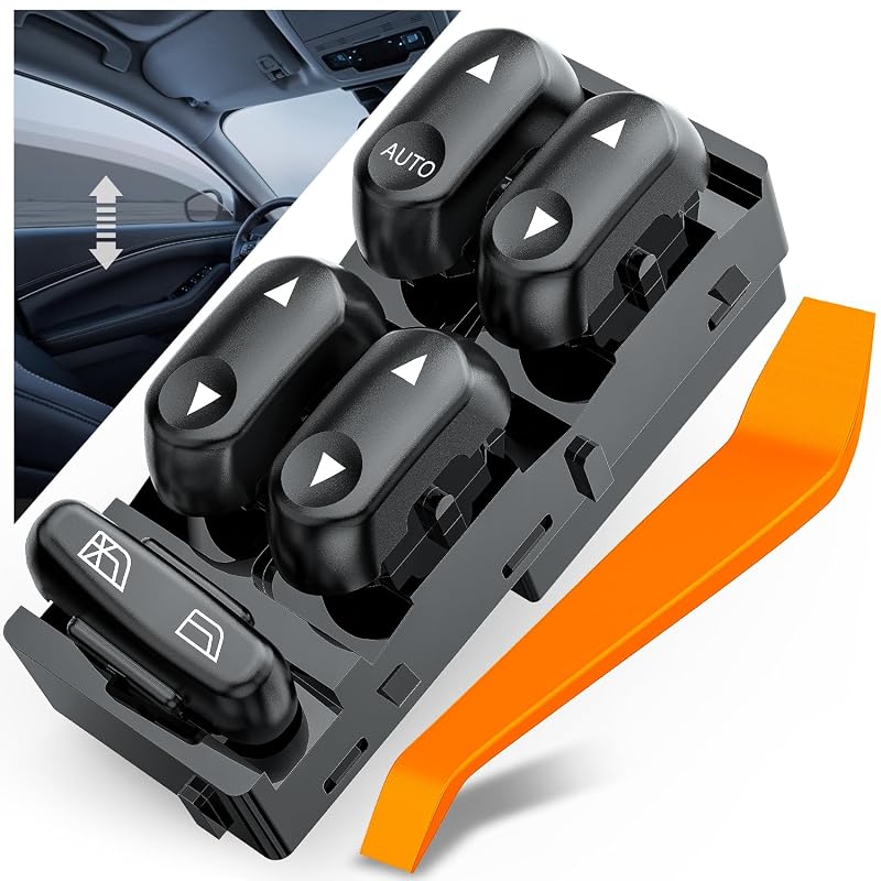 Interruptor mestre do vidro elétrico Nilight para Ford F250-F550 2002 a 2004 – 1 unidade