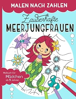 Malbuch Zauberhafte Meerjungfrauen, ab 5