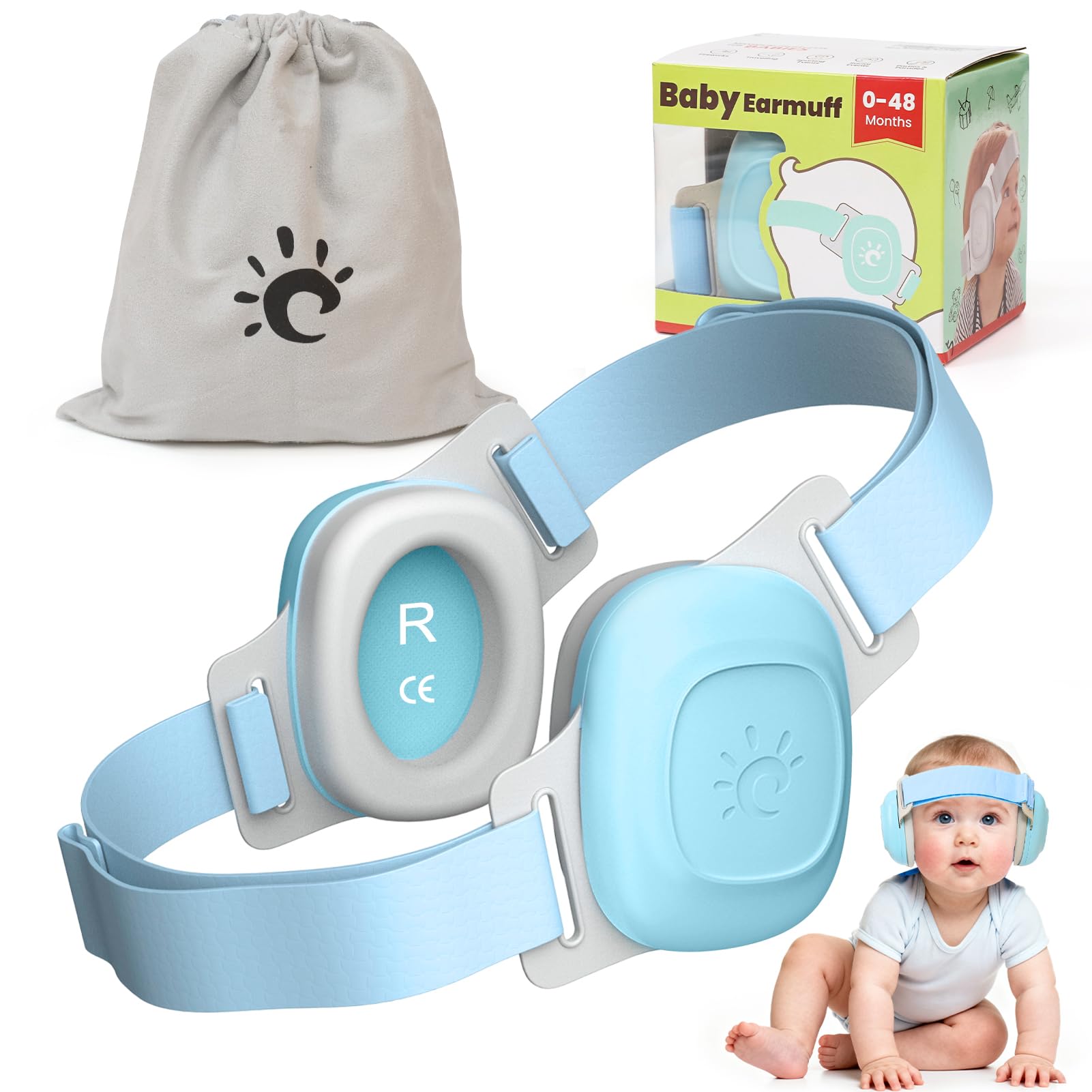XPIY Baby Ear Muffs Noise Protection - hearing protection earmuffs | Mubboo