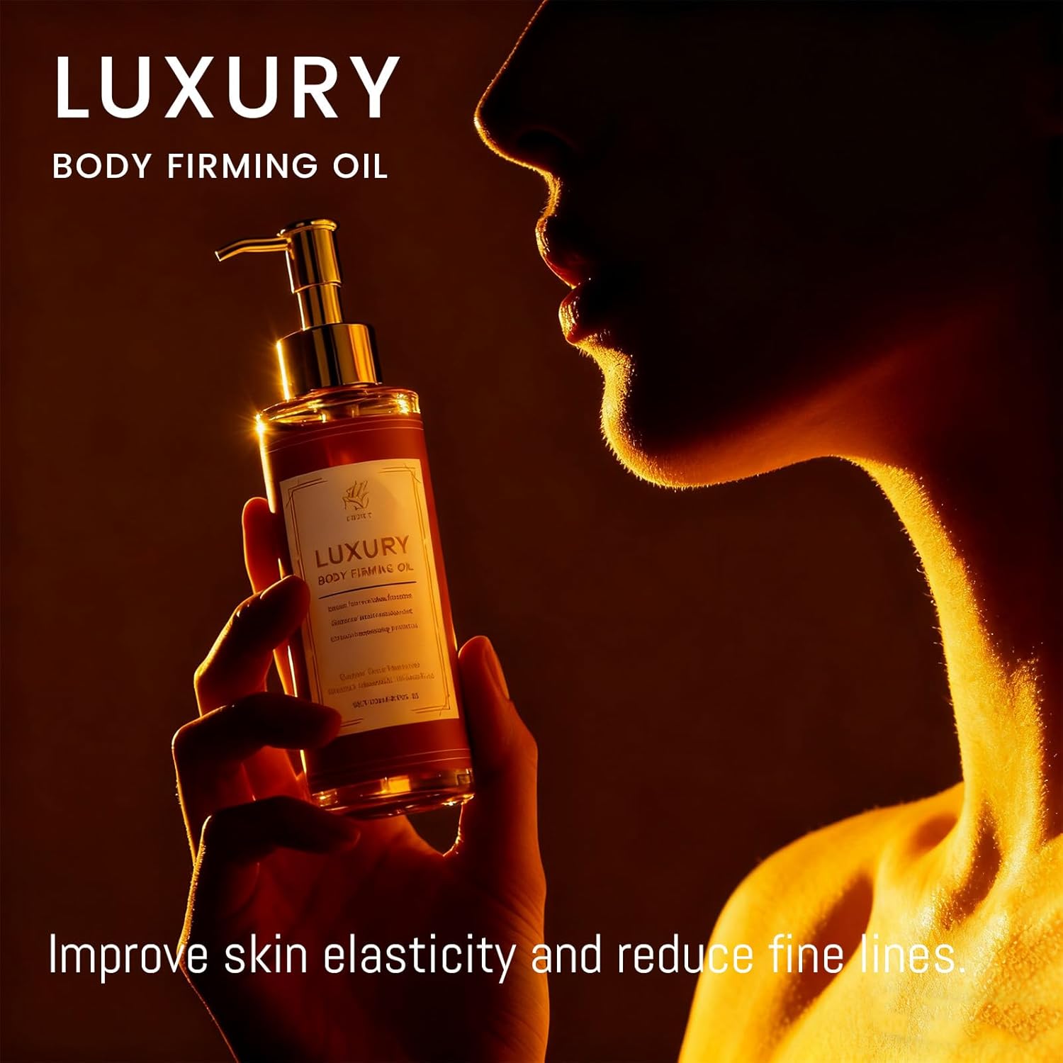 Body Firming Oil - Luxury Toning & Tightening Treatment for Crepey Skin - Hydrating, Nourishing Elixir to Improve Skin Texture & Elasticity - 120ml (1) - Image 6