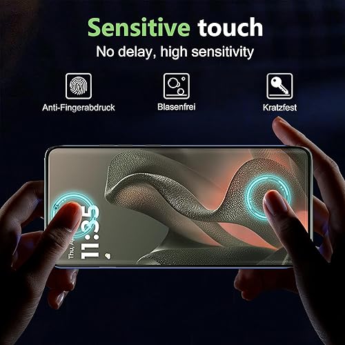 Miniatura 3 de Protector de pantalla para Motorola Moto G 5G (2023) con protector de lente de cámara, dureza 9H, antiarañazos, resistente a los arañazos,