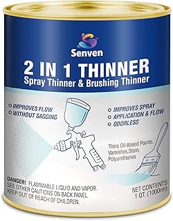 2-in-1 Paint Thinner Brushing Thinner and Spray Thinner 35 Fl Oz