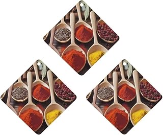 Car Air Freshener Hanging Scented Sheets 3 Pcs Fragrance Scented Card Colorful Spices Aromatherapy Tablet Cars Rearview Mirror Pendant for Car Decoration Bedroom Shoe Cabinet Travel