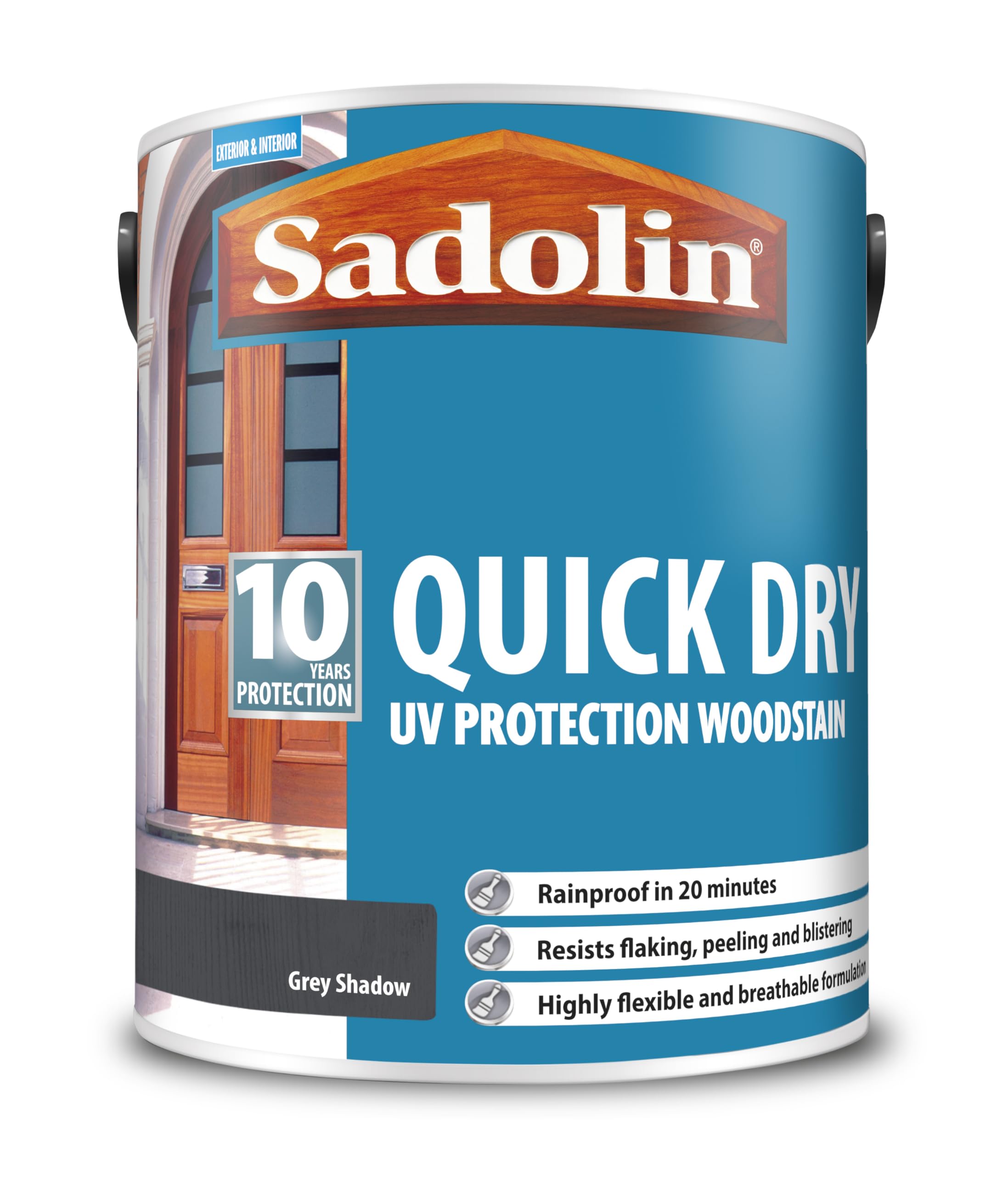 Sadolin 10 Year Quick Dry Woodstain Long-Lasting Exterior Protection Quick-Drying, Weather Resistant Wood Finish
