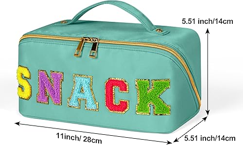 Miniatura 7 de LONEDREAM Bolsa de cosméticos de viaje de gran capacidad, bolsa de maquillaje, bolsa de cosméticos grande de nailon portátil, bolsa de maquillaje de