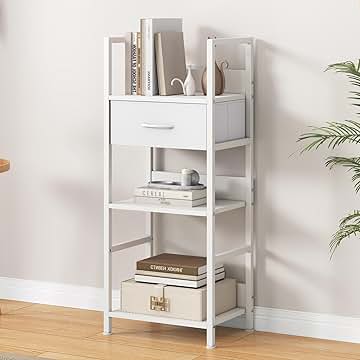 杏*様 ホワイトオープンシェルフ 引き出し付き 楽天市場】ディスプレイ