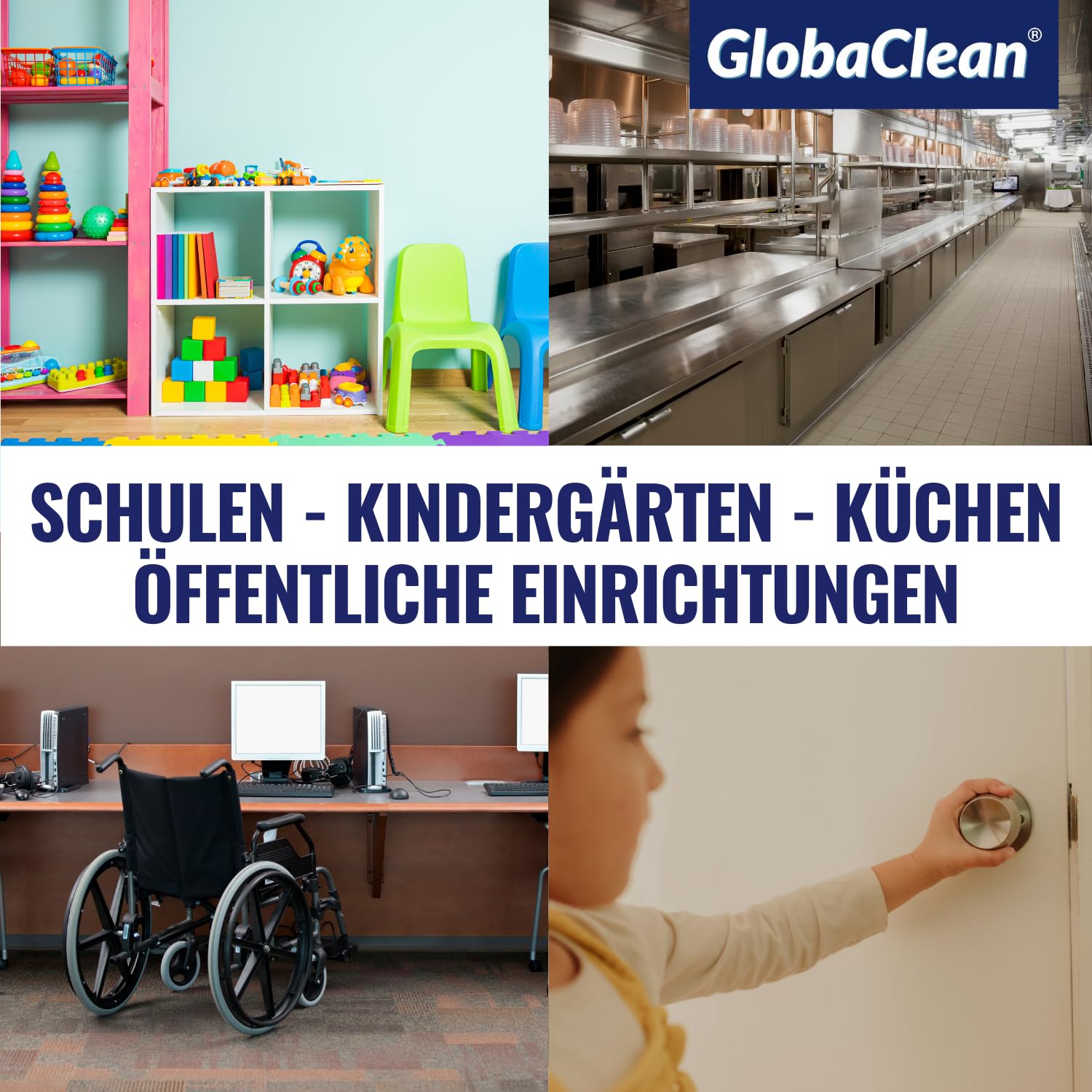 Flächendesinfektionsmittel alkoholfrei - Desinfektionsreiniger mit breitem Wirkungsspektrum - Desinfektionsmittel für Hände & Flächen - 5 L
