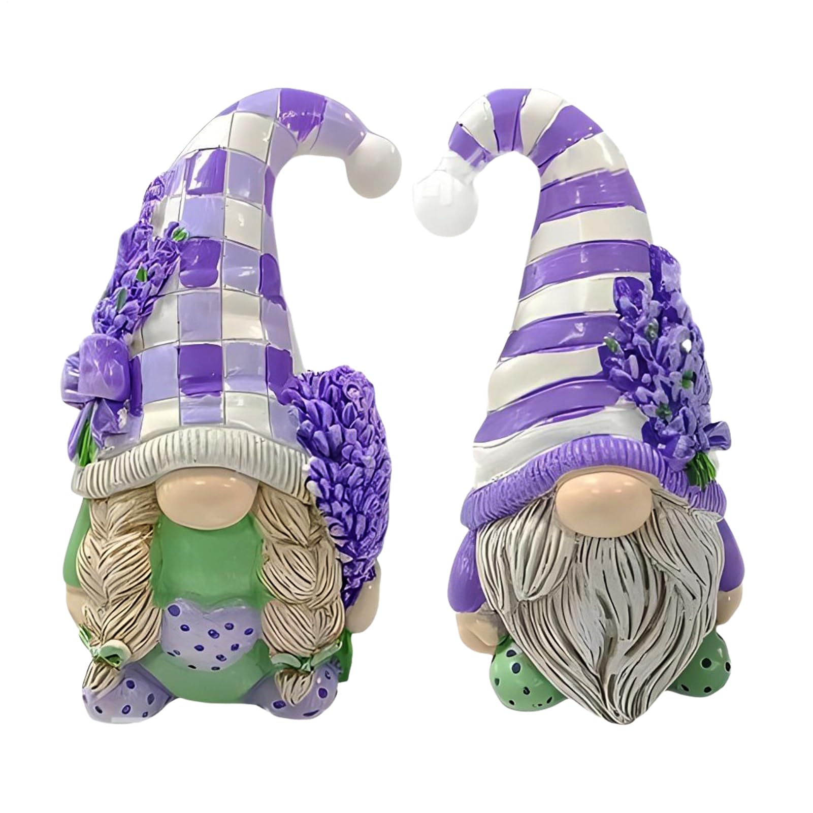Figurines de gnome en résine synthétique de qualité pour ornements de patio