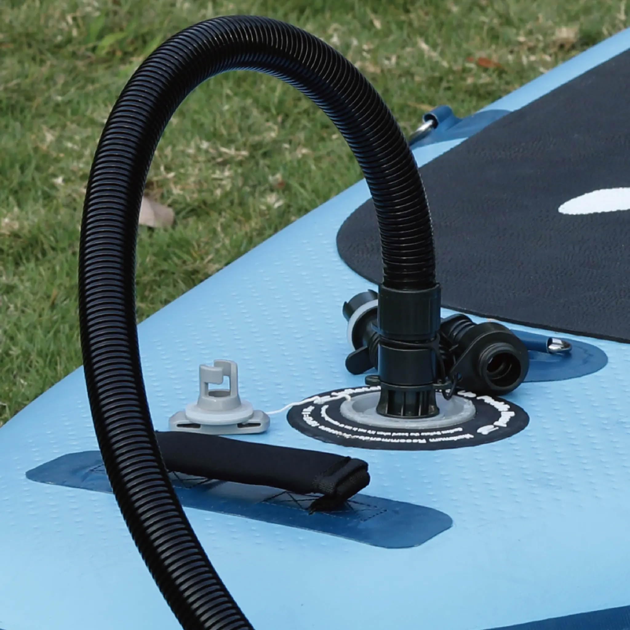 PBG Elektrische SUP Pumpe – 12V & Akku Luftpumpen mit LCD Display, bis 20 PSI – Varianten mit Powerbank – für SUP Boards, Boote, Kajaks & Camping