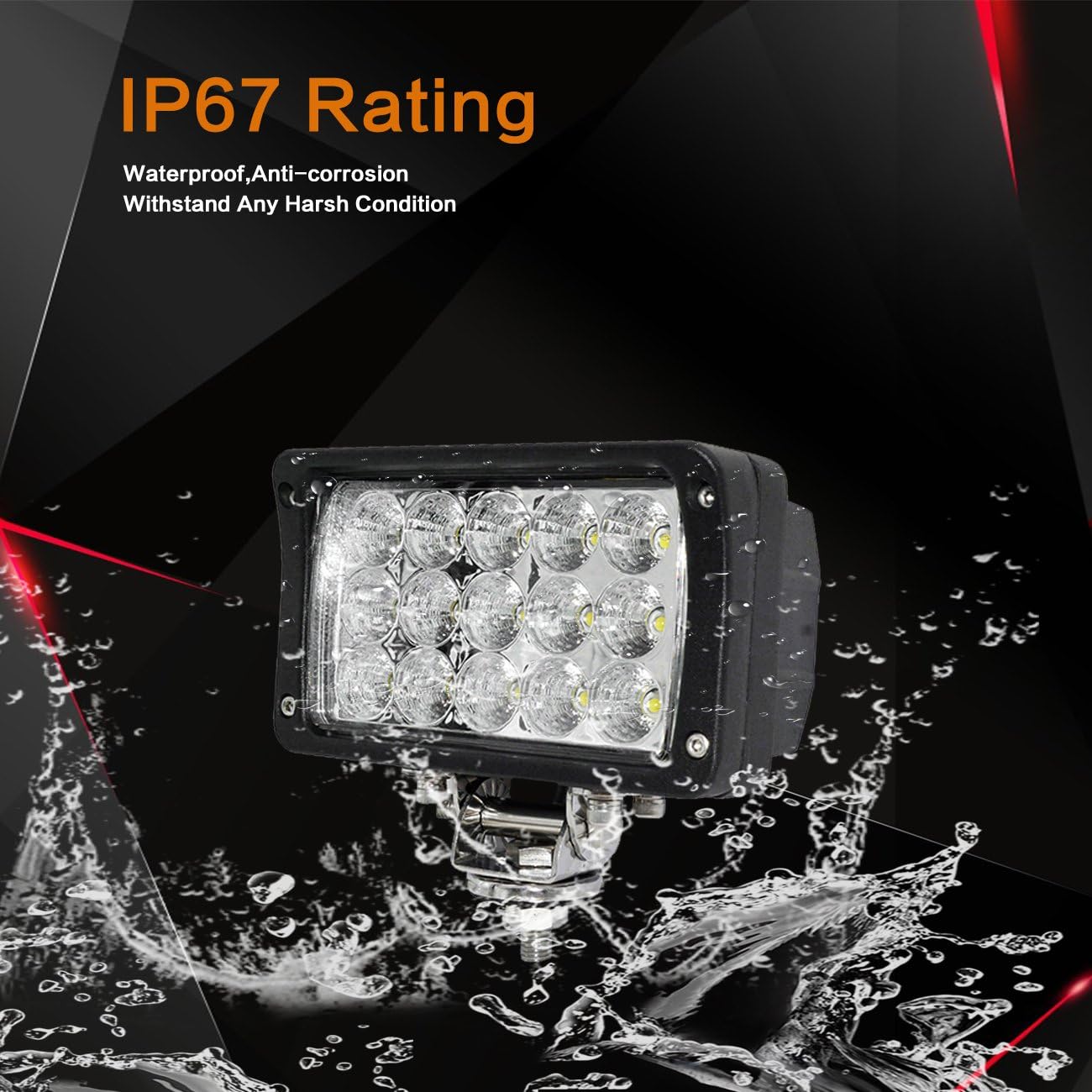 ❤ Crazy Deals 12volt Led Work Lights,2PACKS 45w 6inch Led Lights Bar Led Flood Lights12v-30v +Flush Mount Brackets Led Lights for Trucks for Off-Road 4x4, ATV, SUV, UTV,Boat -Waterproof Amazing 🔥 12volt Led Work Lights,2PACKS 45w 6inch Led Lights Bar Led Flood Lights12v-30v +Flush Mount Brackets Led Lights for Trucks for Off-Road 4x4, ATV, SUV, UTV,Boat -Waterproof