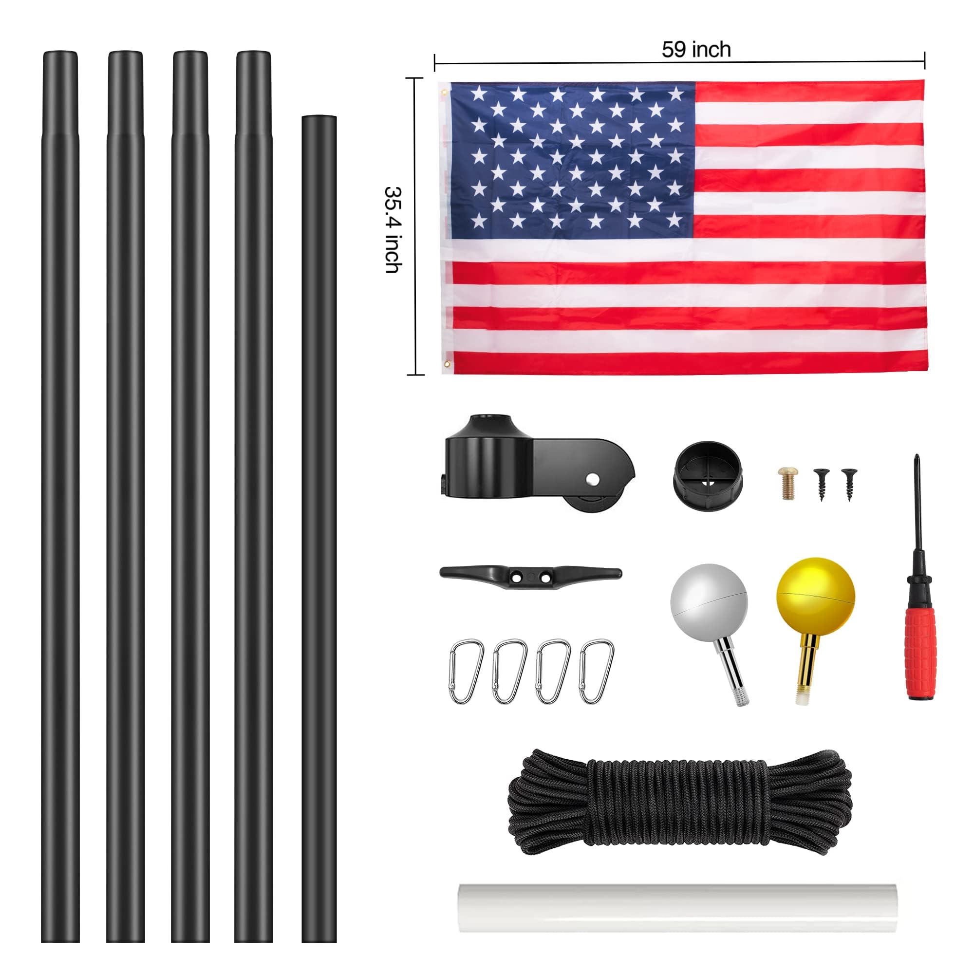 Bolsas De Arena Para Mástil De Bandera - 3 Unidades | Resistente, Para Exteriores, Estabiliza Tiendas Y Sombrillas