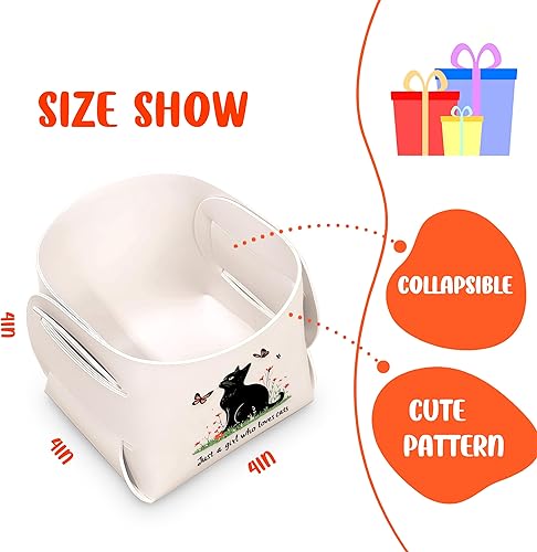 Miniatura 2 de Soporte para brochas de maquillaje para gatos, organizador de escritorio decorativo para guardar joyas, bolígrafos, lápices, gafas, regalos